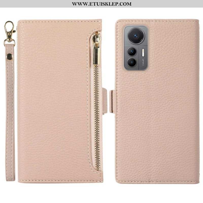 Etui Na Telefon do Xiaomi 12 Lite Etui Folio Przednia Kieszeń I Smycz